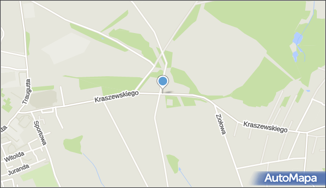 Pszów, Kraszewskiego Józefa Ignacego, mapa Pszów