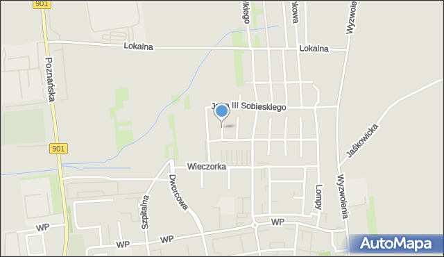 Pyskowice powiat gliwicki, Króla Bolesława Chrobrego, mapa Pyskowice powiat gliwicki