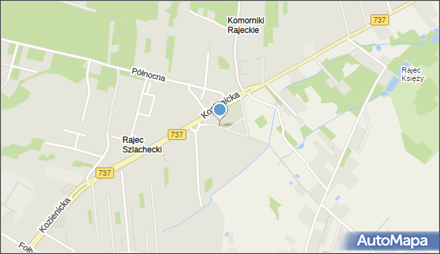 Radom, Królikowskiego Józefa Franciszka, mapa Radomia