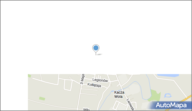 Radymno, Króla Jana III Sobieskiego, mapa Radymno
