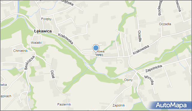 Rychwałd gmina Gilowice, Krakowska, mapa Rychwałd gmina Gilowice