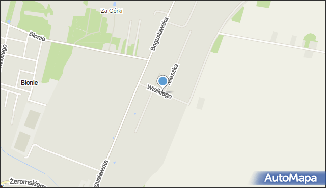 Skaryszew, Króla Kazimierza Wielkiego, mapa Skaryszew