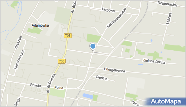 Sochaczew, Kraszewskiego Józefa Ignacego, mapa Sochaczew