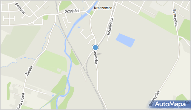 Świdnica, Kraszowicka, mapa Świdnicy