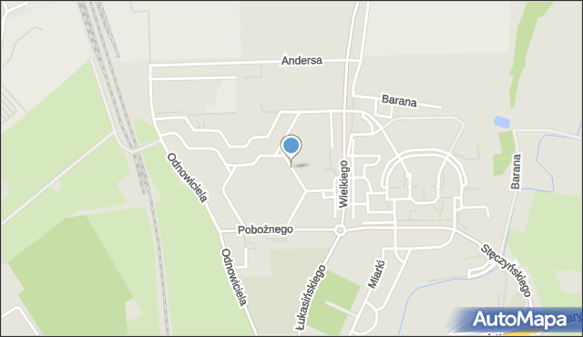 Świdnica, Króla Władysława Łokietka, mapa Świdnicy
