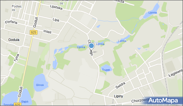 Świętochłowice, Króla Bolesława Chrobrego, mapa Świętochłowice