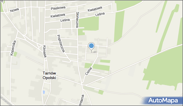 Tarnów Opolski, Krokusowa, mapa Tarnów Opolski