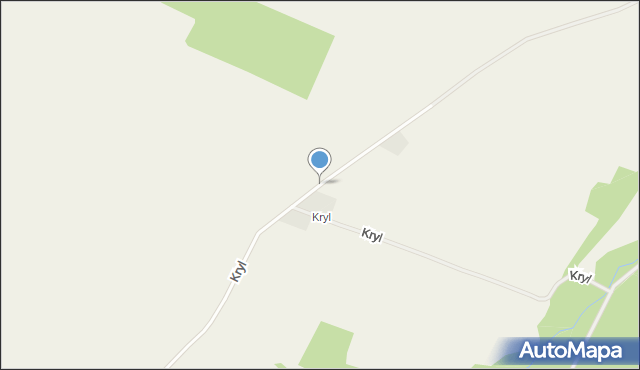 Templewo, Kryl, mapa Templewo