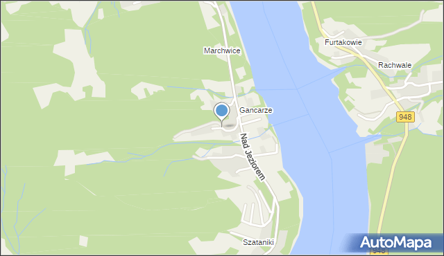Tresna, Krucza, mapa Tresna