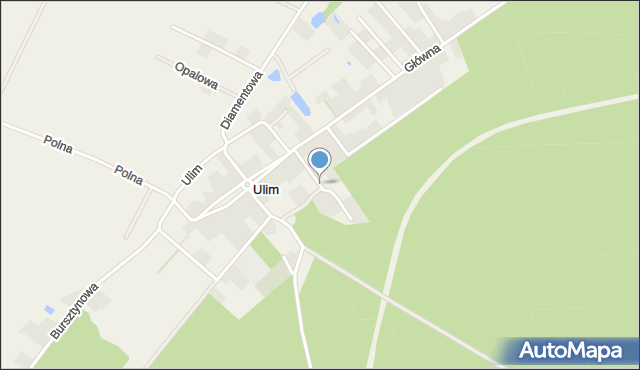 Ulim, Krzemienna, mapa Ulim