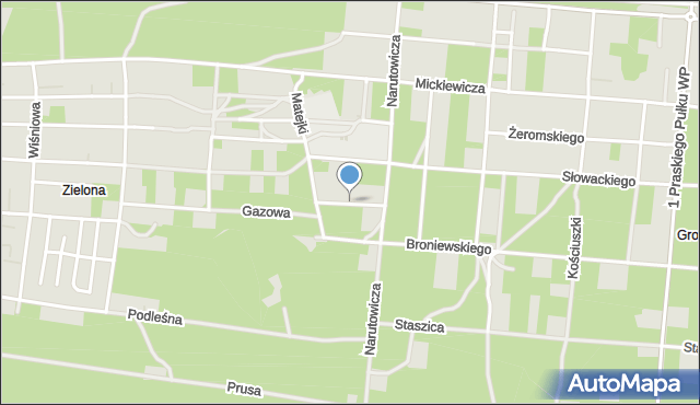 Warszawa, Kraszewskiego Józefa Ignacego, mapa Warszawy