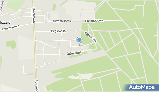 Wieleń powiat czarnkowsko-trzcianecki, Krokusowa, mapa Wieleń powiat czarnkowsko-trzcianecki