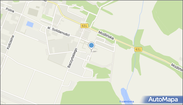 Wieliszew, Krahelskiej Krystyny, mapa Wieliszew