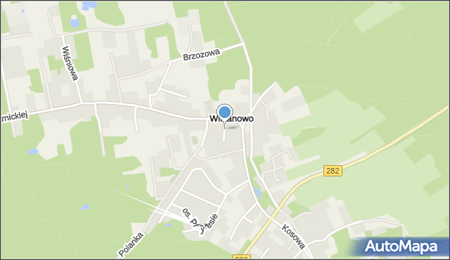 Wilkanowo gmina Świdnica, Krótka, mapa Wilkanowo gmina Świdnica