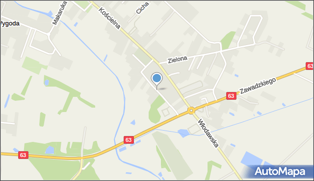 Wisznice, Kraszewskiego Józefa Ignacego, mapa Wisznice