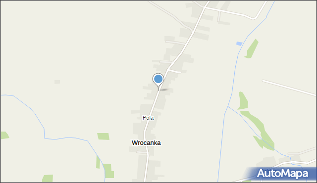 Wrocanka gmina Miejsce Piastowe, Krośnieńska, mapa Wrocanka gmina Miejsce Piastowe