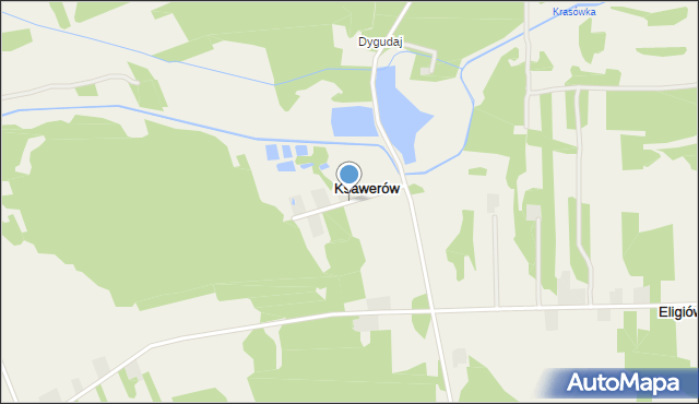 Ksawerów gmina Sulmierzyce, Ksawerów, mapa Ksawerów gmina Sulmierzyce