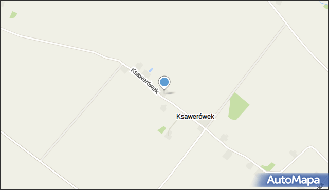 Ksawerówek, Ksawerówek, mapa Ksawerówek