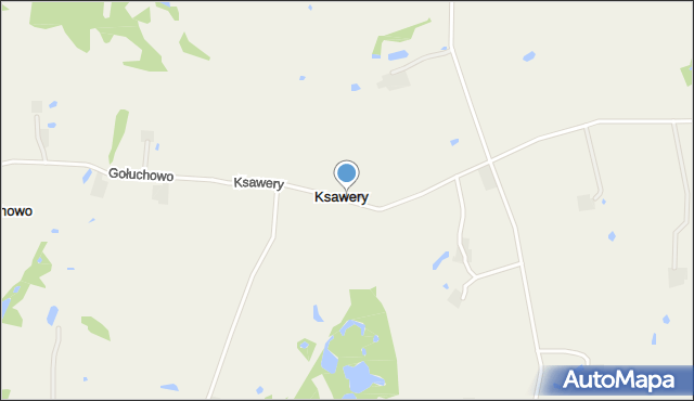 Ksawery, Ksawery, mapa Ksawery