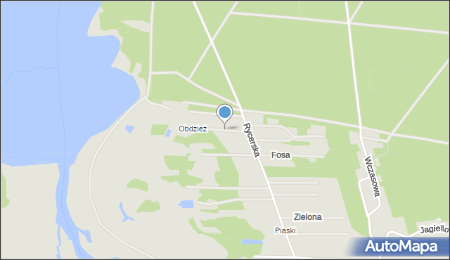 Sulejów powiat piotrkowski, Książęca, mapa Sulejów powiat piotrkowski