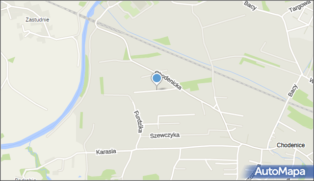 Bochnia, Kuczkiewicza Karola, mapa Bochni