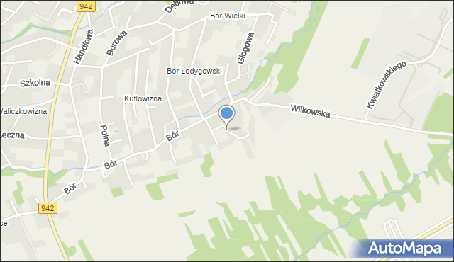Buczkowice, Kukułcza, mapa Buczkowice