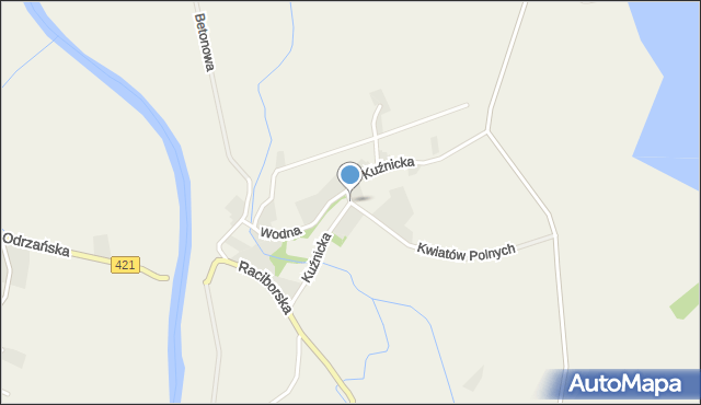 Ciechowice, Kuźnicka, mapa Ciechowice