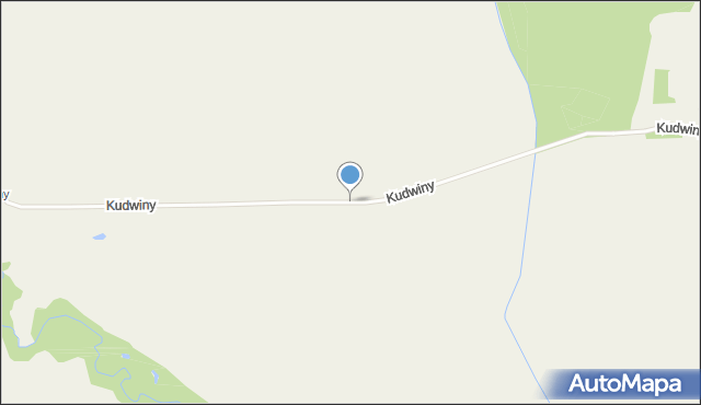 Gęsie Góry, Kudwiny, mapa Gęsie Góry