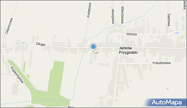 Janków Przygodzki, Kuchowicza Franciszka, ks., mapa Janków Przygodzki