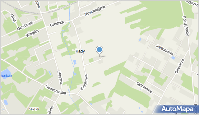 Kady, Kucharskiego F., mapa Kady