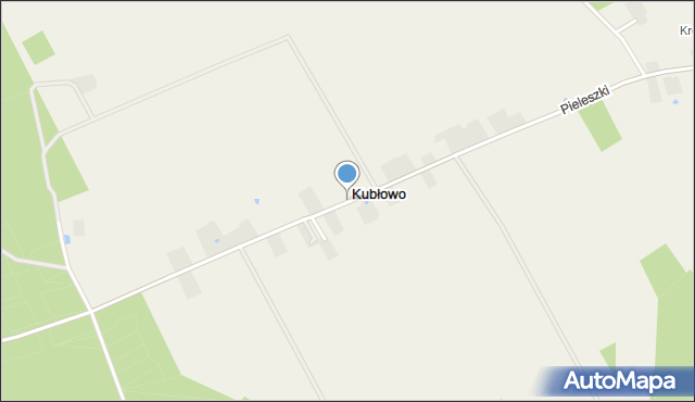 Kubłowo, Kubłowo, mapa Kubłowo