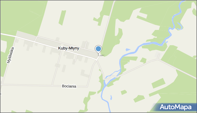 Kuby-Młyny, Kuby-Młyny, mapa Kuby-Młyny