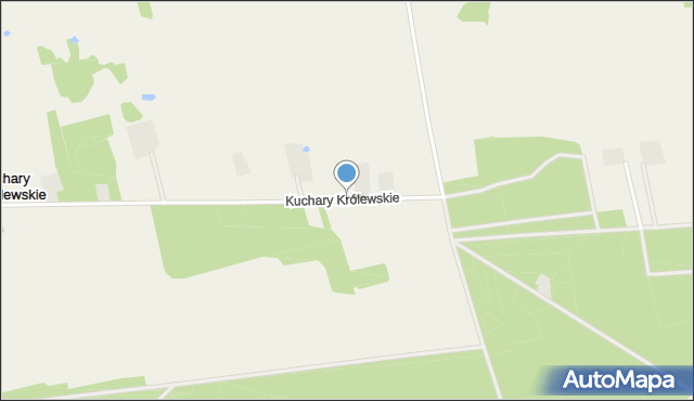 Kuchary Królewskie, Kuchary Królewskie, mapa Kuchary Królewskie