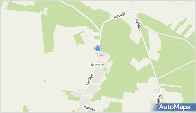 Kucieje, Kucieje, mapa Kucieje