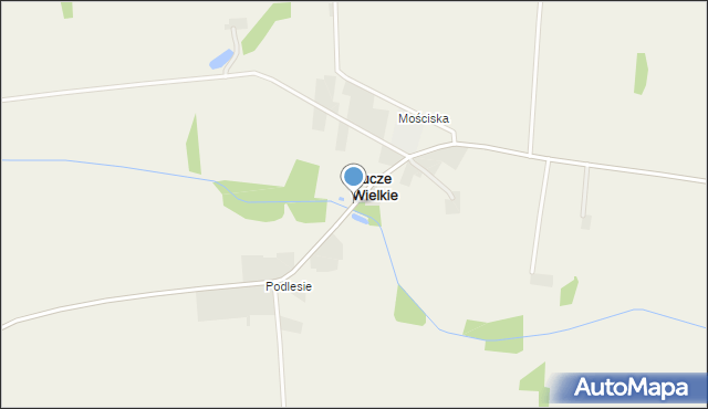 Kucze Wielkie, Kucze Wielkie, mapa Kucze Wielkie