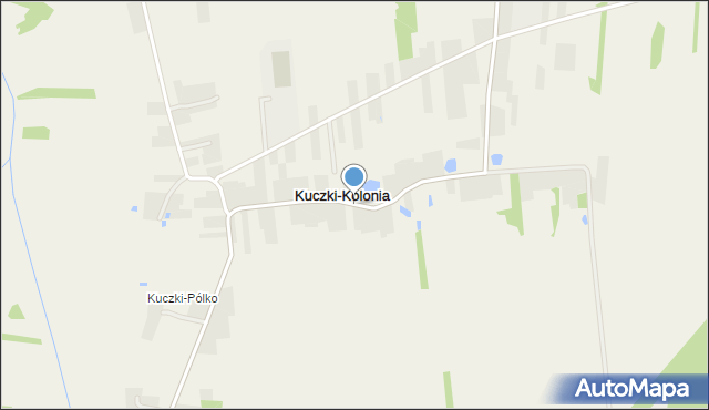 Kuczki-Kolonia, Kuczki-Kolonia, mapa Kuczki-Kolonia