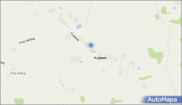 Kujawa gmina Osiek, Kujawa, mapa Kujawa gmina Osiek