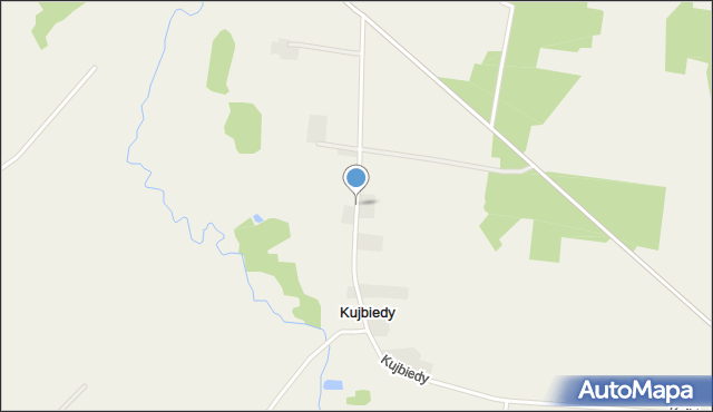 Kujbiedy, Kujbiedy, mapa Kujbiedy