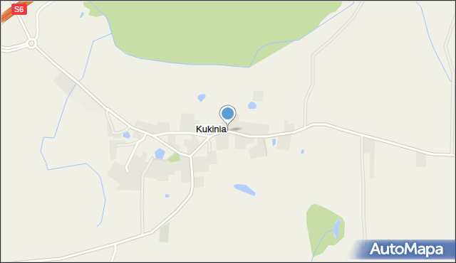 Kukinia, Kukinia, mapa Kukinia