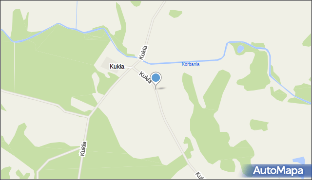 Kukła, Kukła, mapa Kukła