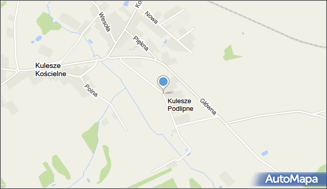 Kulesze Podlipne, Kulesze Podlipne, mapa Kulesze Podlipne