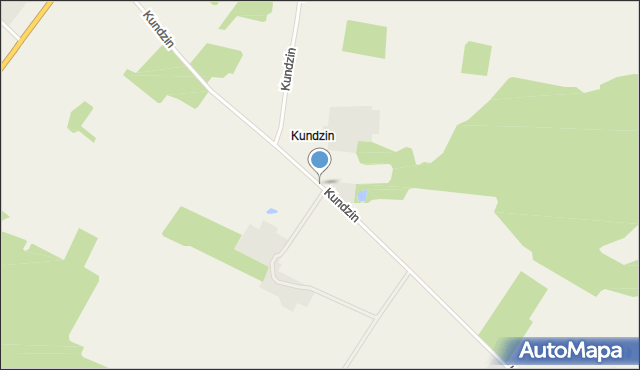 Kundzin, Kundzin, mapa Kundzin