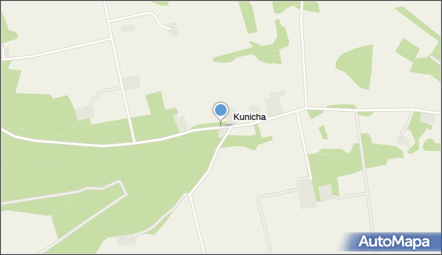 Kunicha, Kunicha, mapa Kunicha