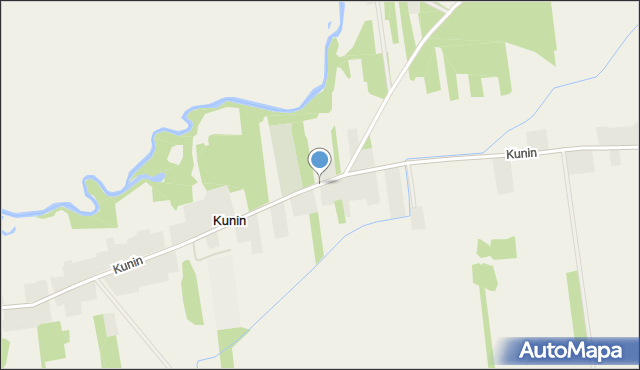 Kunin, Kunin, mapa Kunin