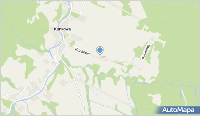 Kunkowa, Kunkowa, mapa Kunkowa