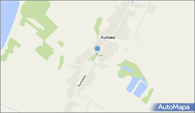 Kunowo gmina Kobylanka, Kunowo, mapa Kunowo gmina Kobylanka