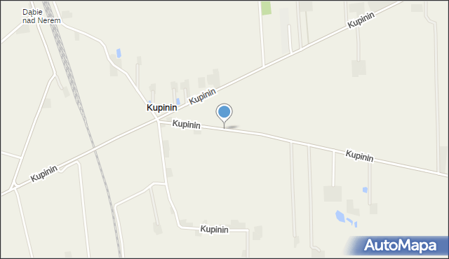 Kupinin, Kupinin, mapa Kupinin