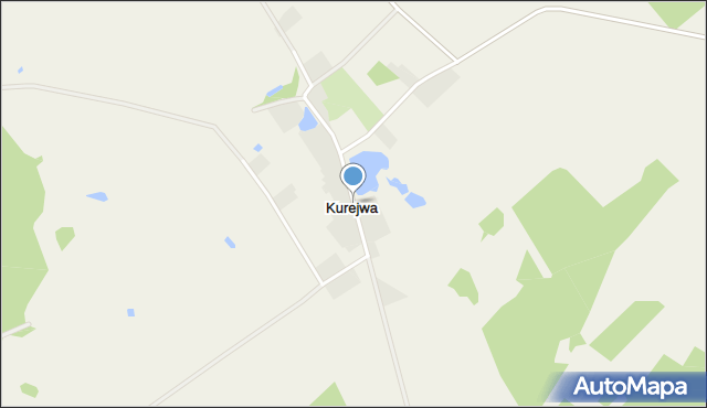 Kurejwa, Kurejwa, mapa Kurejwa
