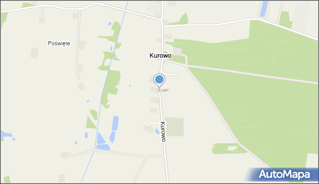 Kurowo gmina Gozdowo, Kurowo, mapa Kurowo gmina Gozdowo