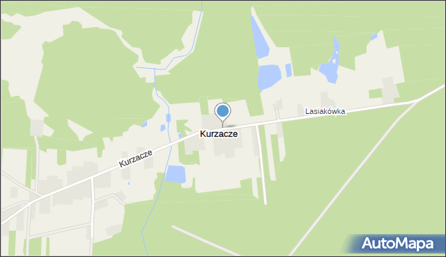 Kurzacze gmina Gowarczów, Kurzacze, mapa Kurzacze gmina Gowarczów